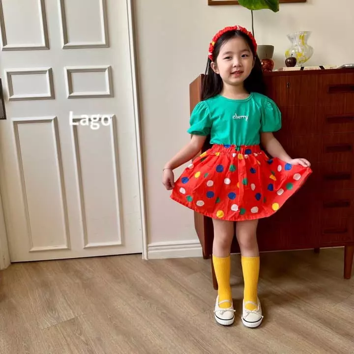 Lago - Korean Children Fashion - #toddlerclothing - Dot Skirt - 9