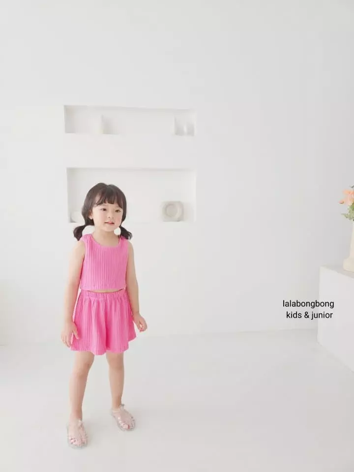 Lalabongbong - Korean Children Fashion - #childrensboutique - Twist Top Bottom Set - 7