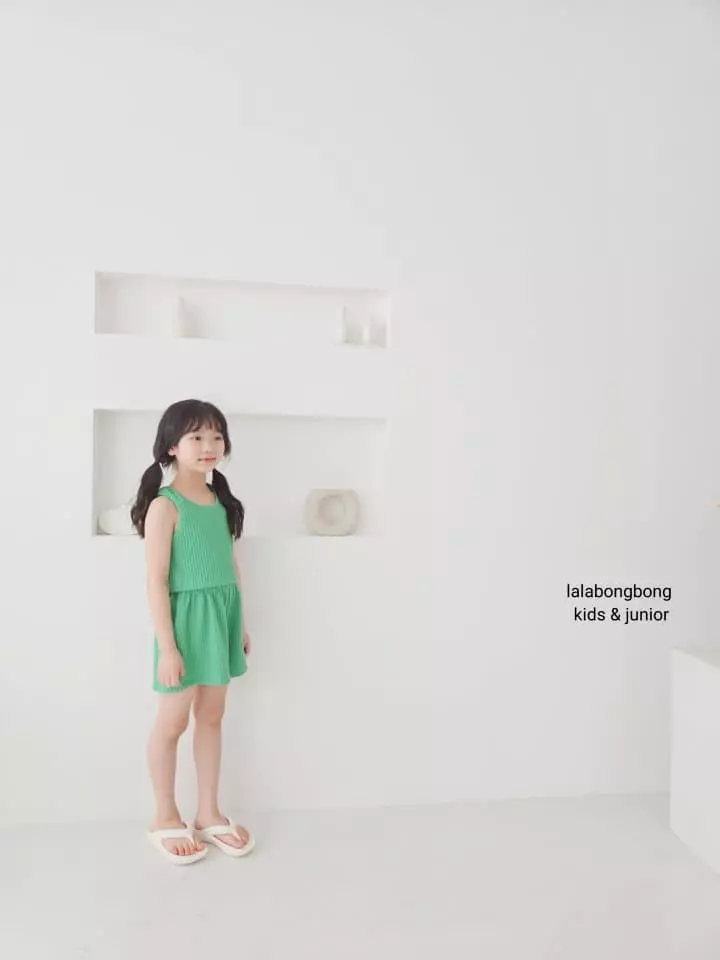 Lalabongbong - Korean Children Fashion - #fashionkids - Twist Top Bottom Set - 10