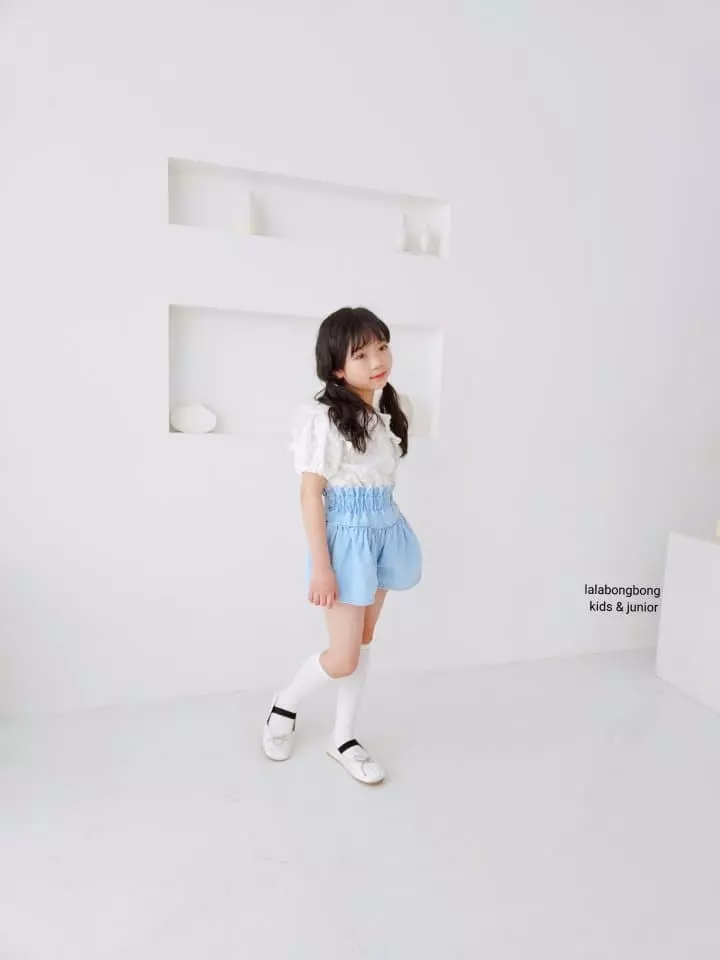 Lalabongbong - Korean Children Fashion - #minifashionista - Embrodiery Blouse - 6