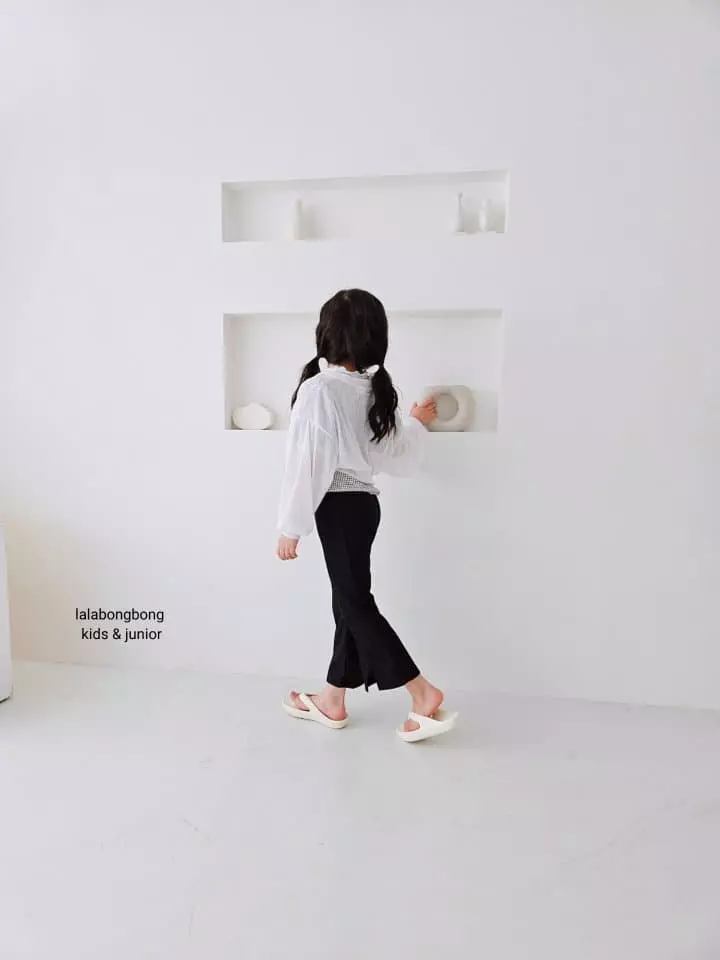 Lalabongbong - Korean Children Fashion - #minifashionista - Slit Pants - 3