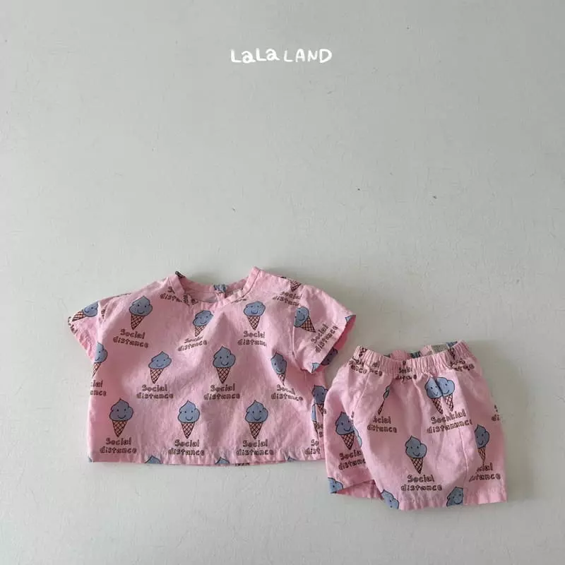 Lalaland - Korean Baby Fashion - #babyboutique - Bebe Lala Corn Top Bottom Set - 9