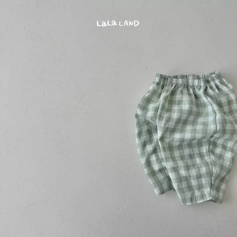 Lalaland - Korean Baby Fashion - #babyclothing - Chch Check Pants - 7