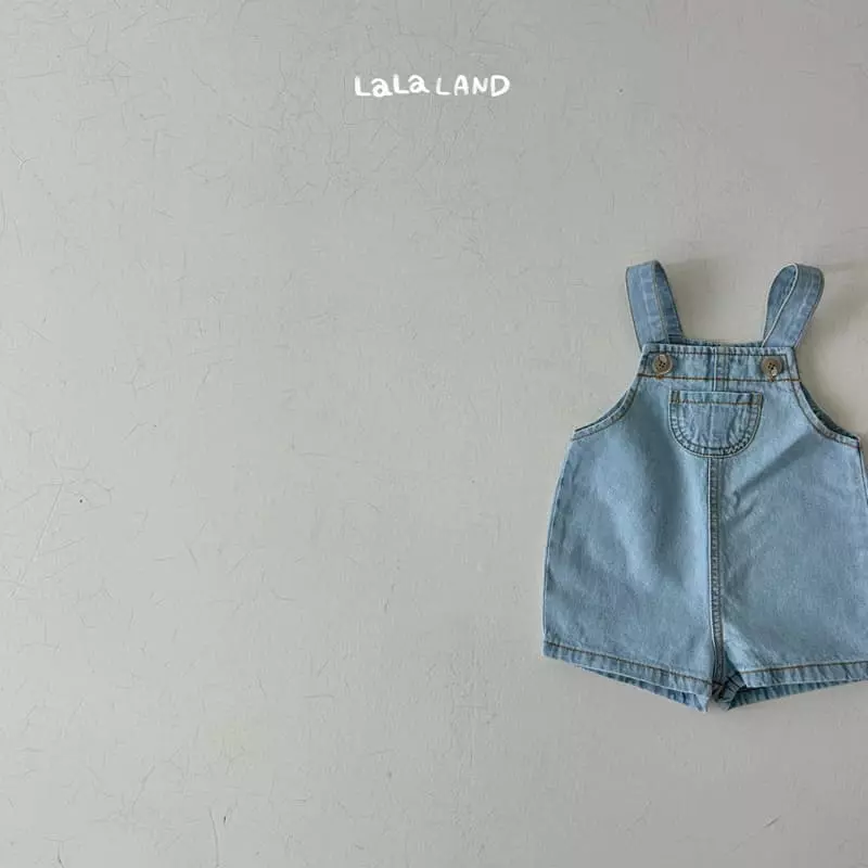 Lalaland - Korean Baby Fashion - #babyclothing - Bebe Summer Dneim Dungarees