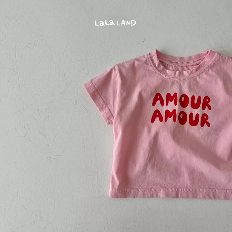 Lalaland - Korean Baby Fashion - #babyfashion - Bebe Amor Tee - 5
