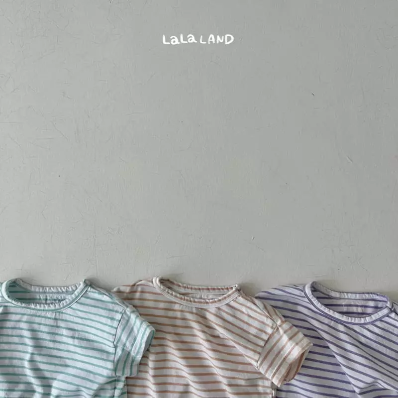 Lalaland - Korean Baby Fashion - #babyfashion - Bebe Stripes Tee - 3