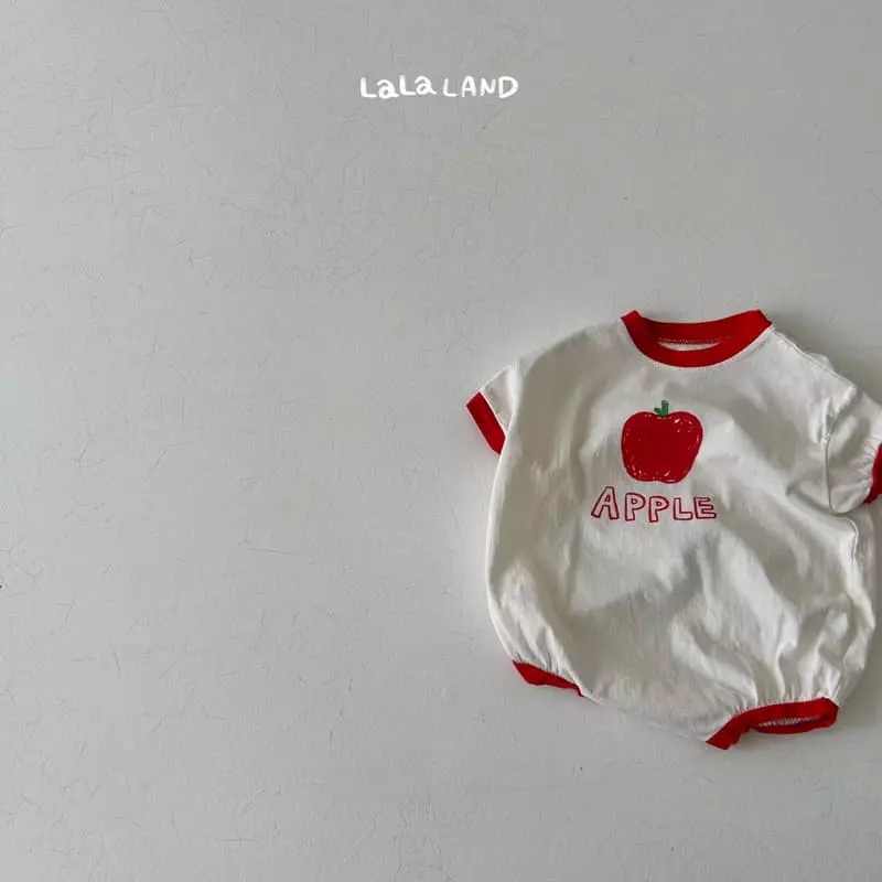 Lalaland - Korean Baby Fashion - #babyfashion - Bebe Apple Bodysuit - 6