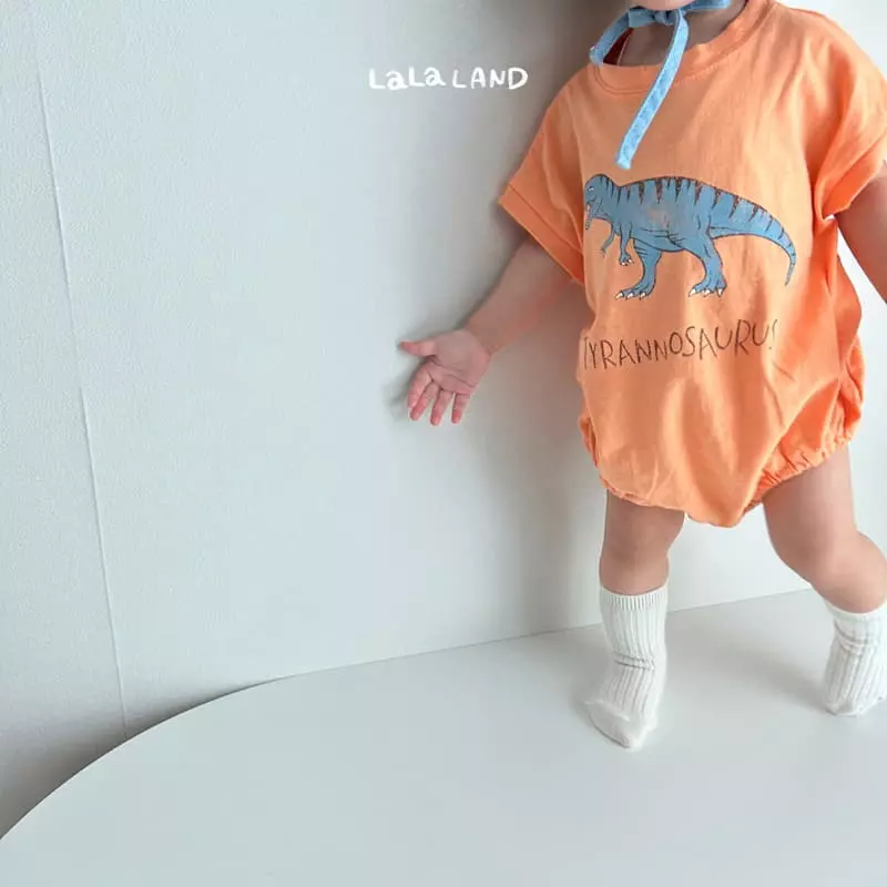 Lalaland - Korean Baby Fashion - #babyfashion - Bebe Dino Bodysuit - 4