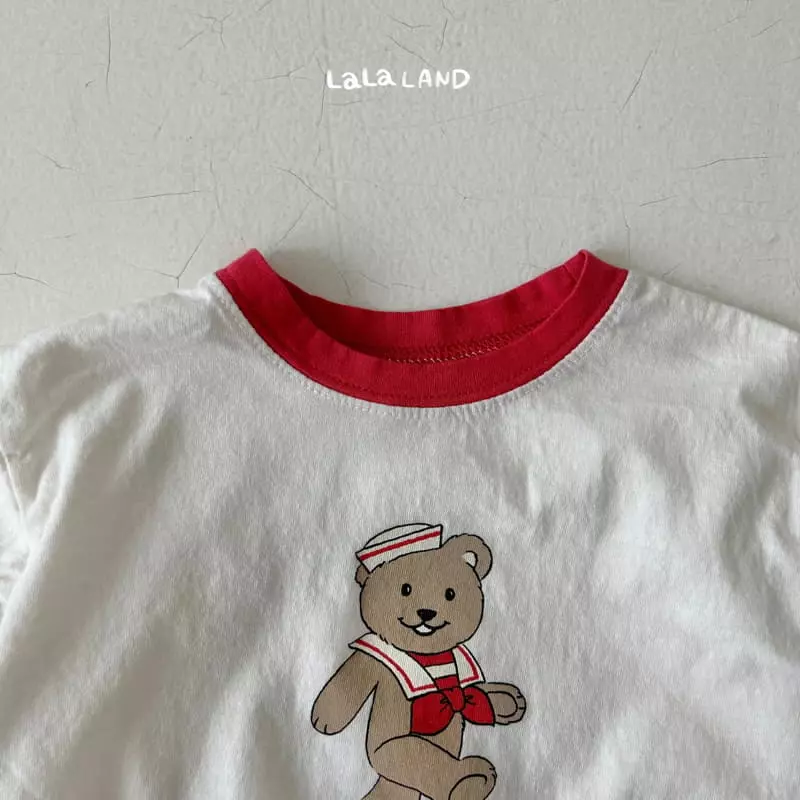 Lalaland - Korean Baby Fashion - #babygirlfashion - Bebe Marine Tee - 9
