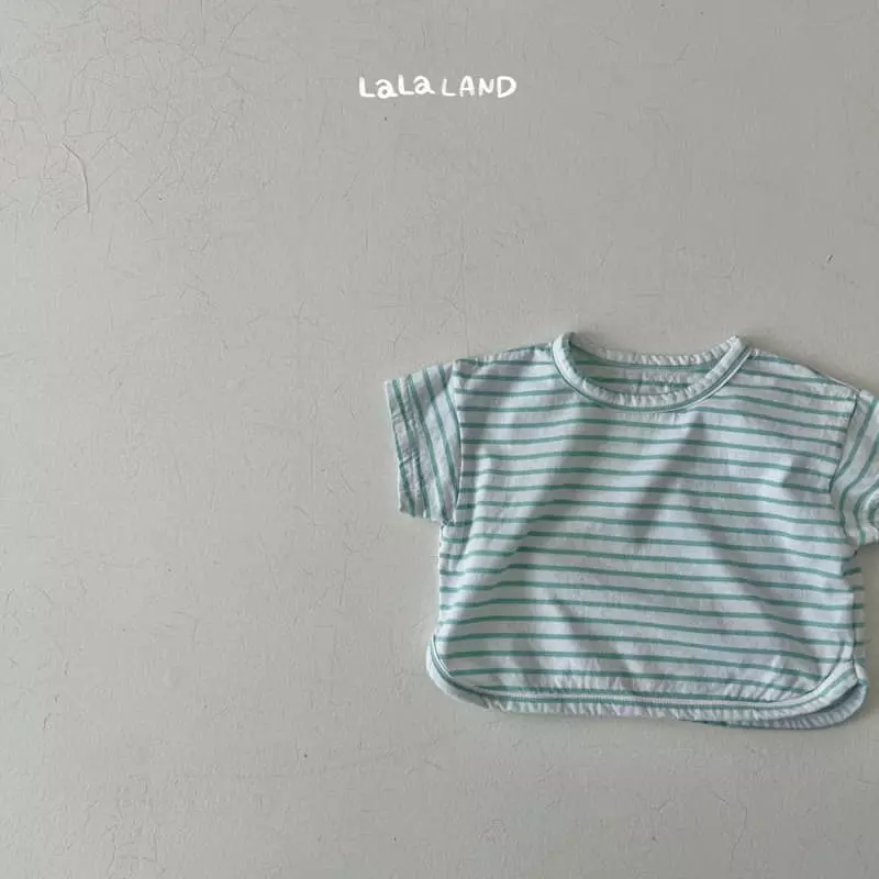 Lalaland - Korean Baby Fashion - #babygirlfashion - Bebe Stripes Tee - 5