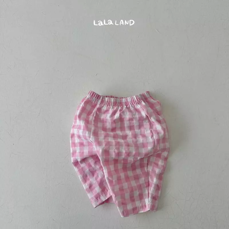 Lalaland - Korean Baby Fashion - #babygirlfashion - Chch Check Pants - 10