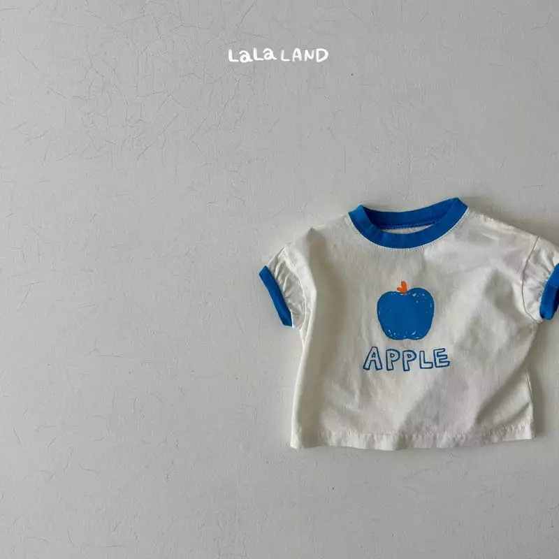 Lalaland - Korean Baby Fashion - #babygirlfashion - Bebe Apple Tee - 4