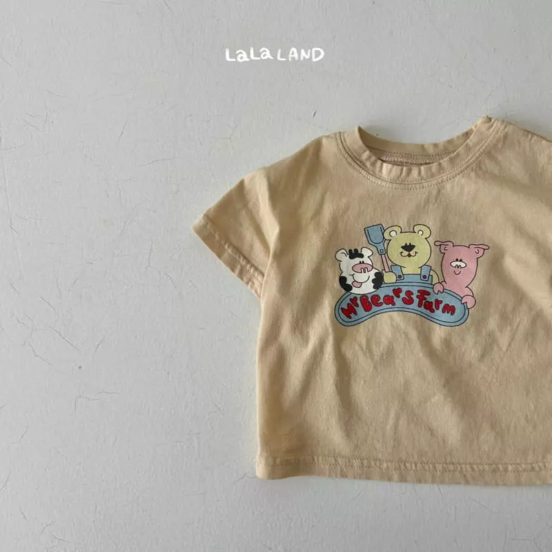 Lalaland - Korean Baby Fashion - #babyoninstagram - Bebe Bears Pom Tee - 12
