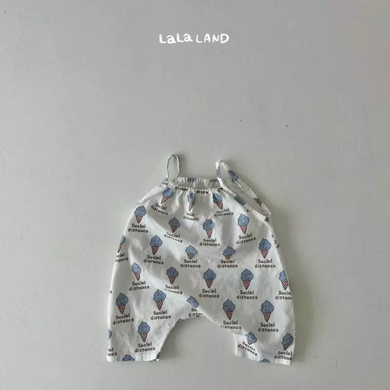 Lalaland - Korean Baby Fashion - #babyoninstagram - Bebe Lala Corn Overalls - 4