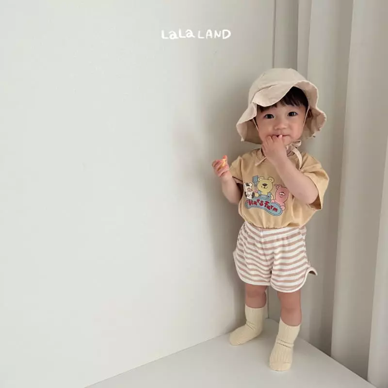 Lalaland - Korean Baby Fashion - #babyootd - Bebe Waffle Pants - 4