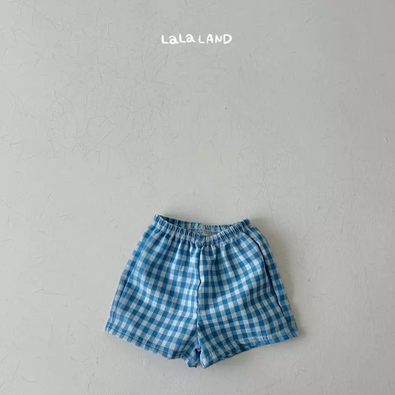 Lalaland - Korean Baby Fashion - #babywear - Bebe Check Shorts - 8