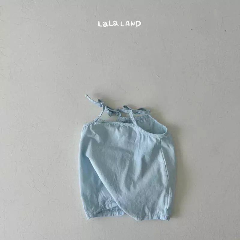 Lalaland - Korean Baby Fashion - #babywear - Bebe Hazzi Denim String Bodysuit - 9