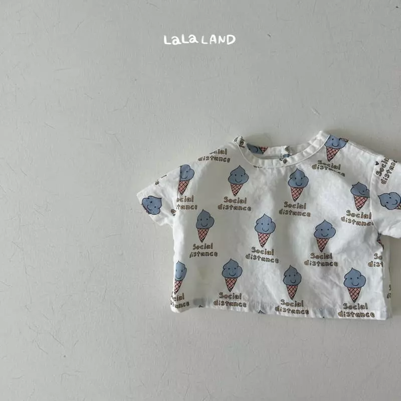 Lalaland - Korean Baby Fashion - #babywear - Bebe Lala Corn Top Bottom Set - 6
