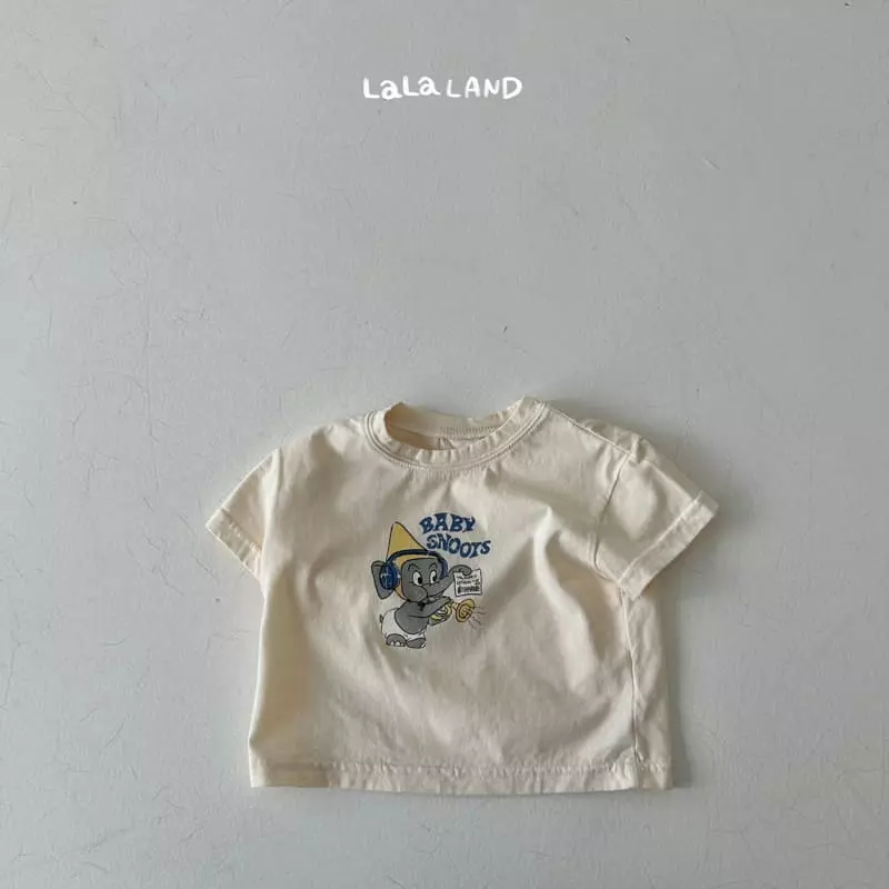 Lalaland - Korean Baby Fashion - #onlinebabyboutique - Bebe Elephant Tee - 3