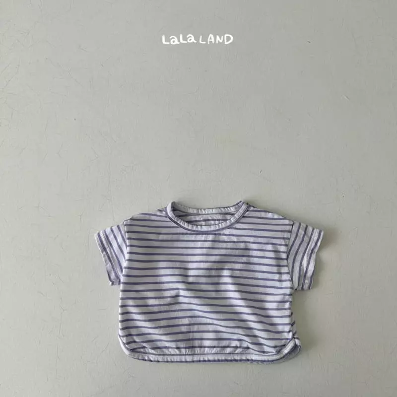 Lalaland - Korean Baby Fashion - #onlinebabyboutique - Bebe Stripes Tee - 12