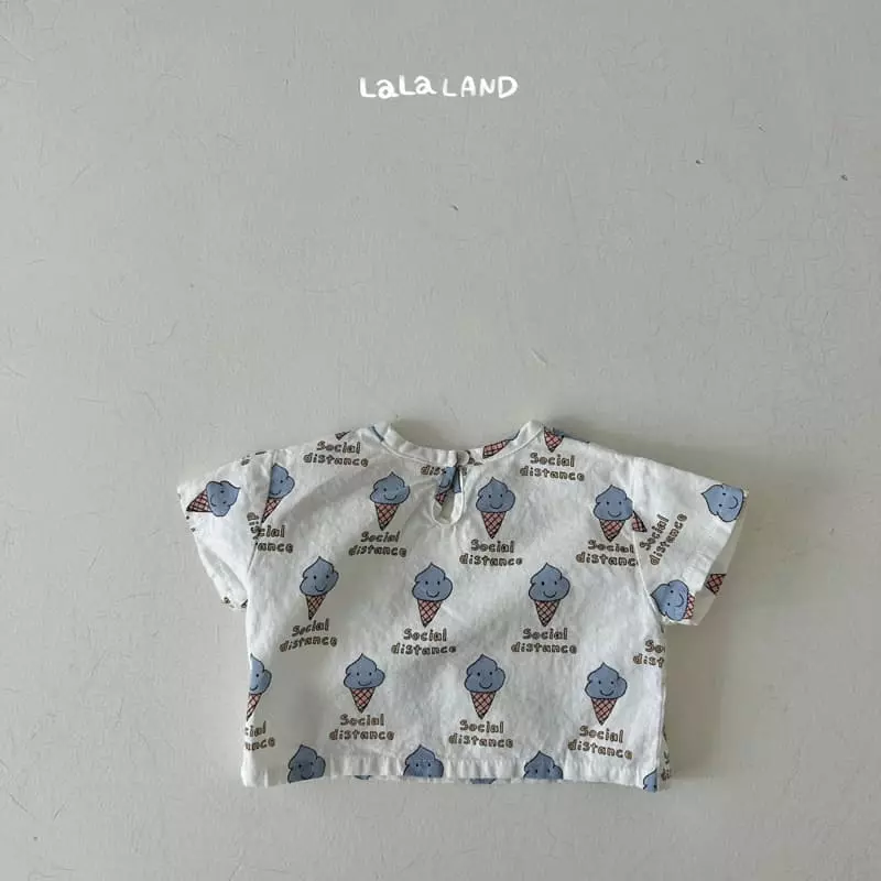 Lalaland - Korean Baby Fashion - #onlinebabyboutique - Bebe Lala Corn Top Bottom Set - 7