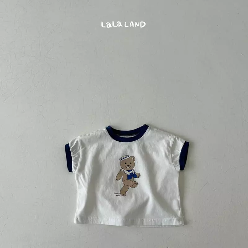 Lalaland - Korean Baby Fashion - #onlinebabyshop - Bebe Marine Tee - 2