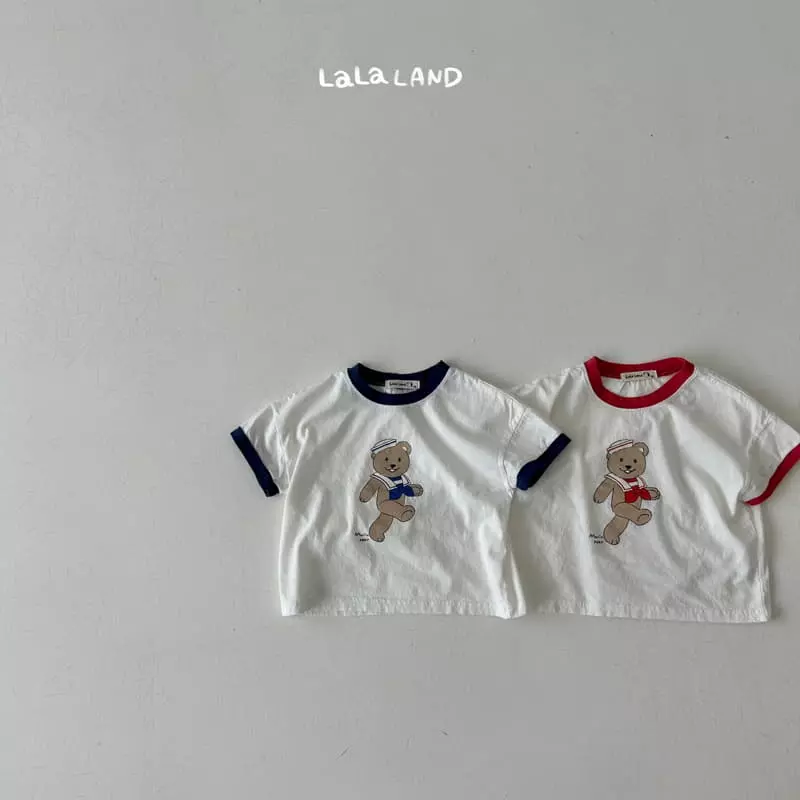 Lalaland - Korean Children Fashion - #childofig - Marine Bear Tee - 2