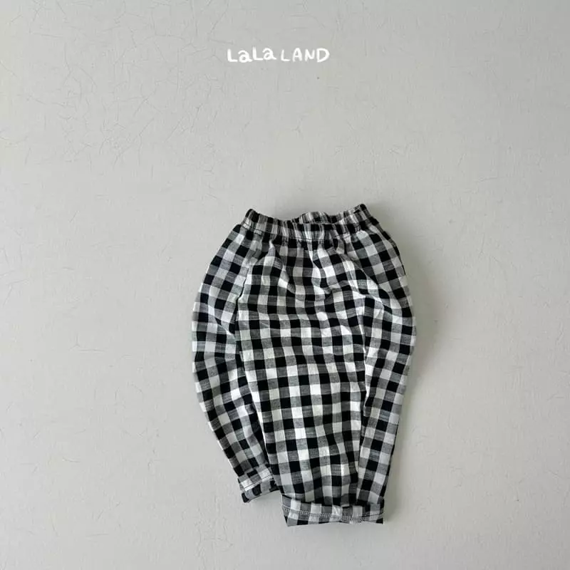 Lalaland - Korean Children Fashion - #childofig - Check Pants - 5