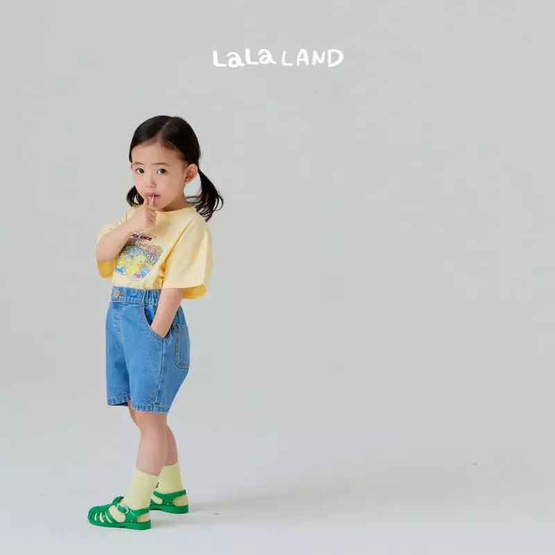 Lalaland - Korean Children Fashion - #childofig - Denim SHorts - 2