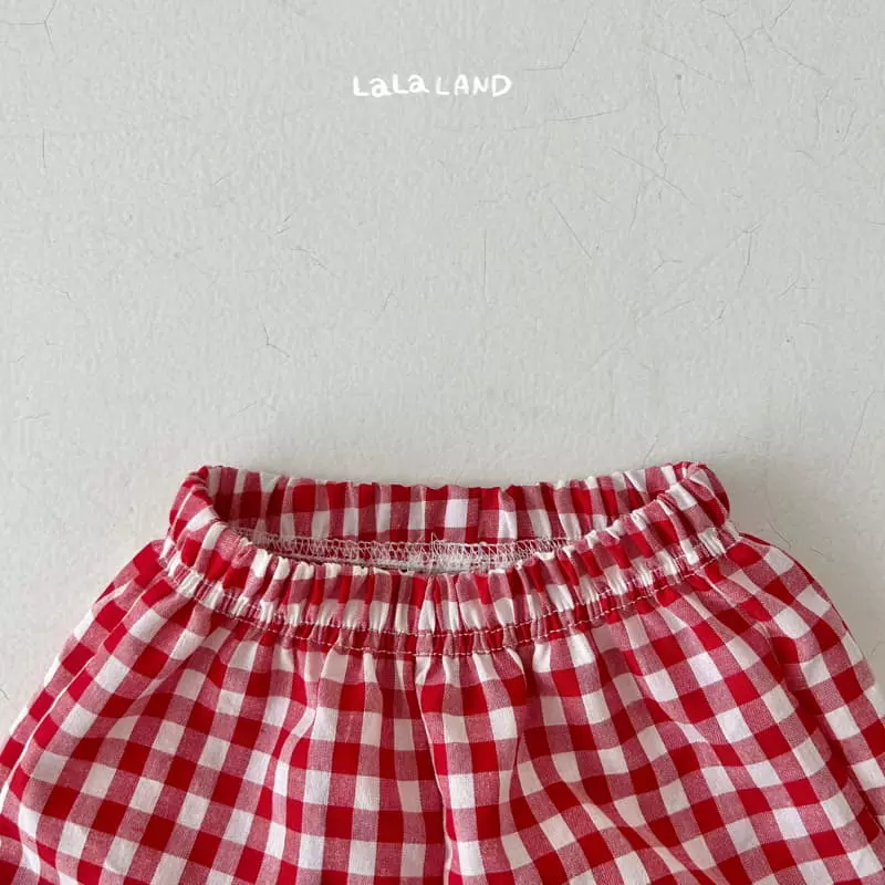 Lalaland - Korean Children Fashion - #childrensboutique - Check Shorts - 9