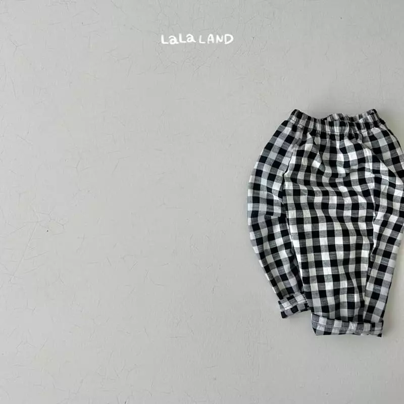 Lalaland - Korean Children Fashion - #childrensboutique - Check Pants - 6