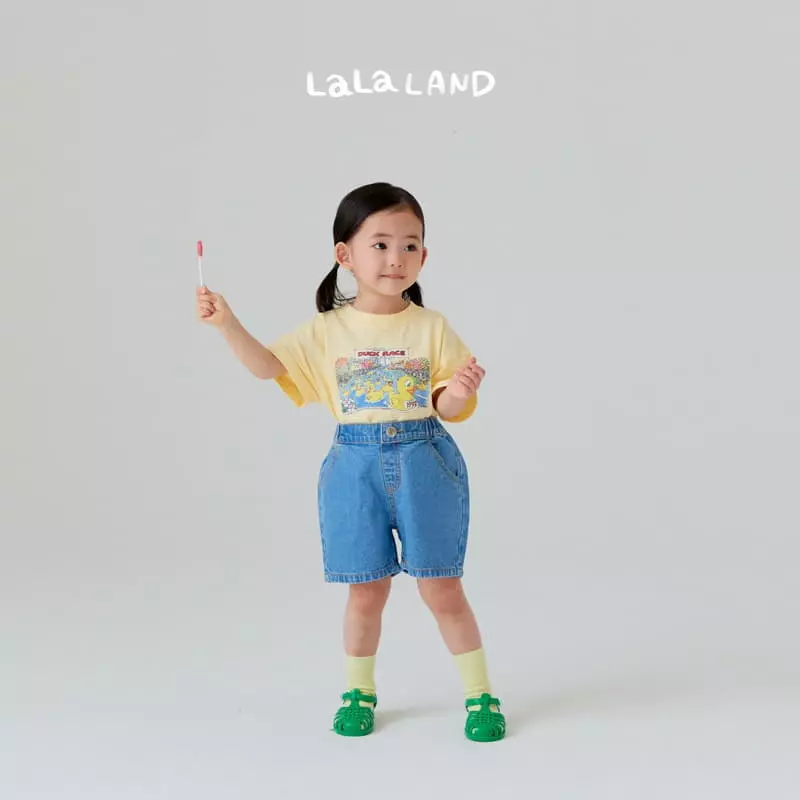 Lalaland - Korean Children Fashion - #childrensboutique - Denim SHorts - 3