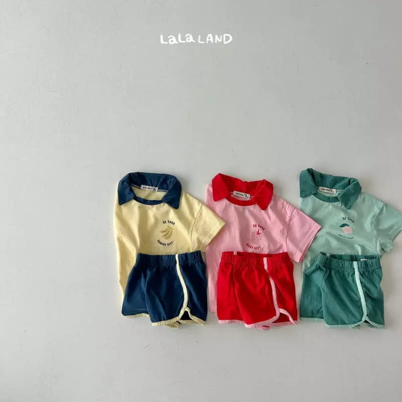 Lalaland - Korean Children Fashion - #designkidswear - Fruit Top Bottom Set
