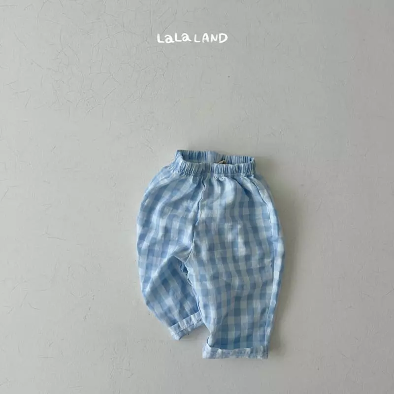Lalaland - Korean Children Fashion - #discoveringself - Check Pants - 8