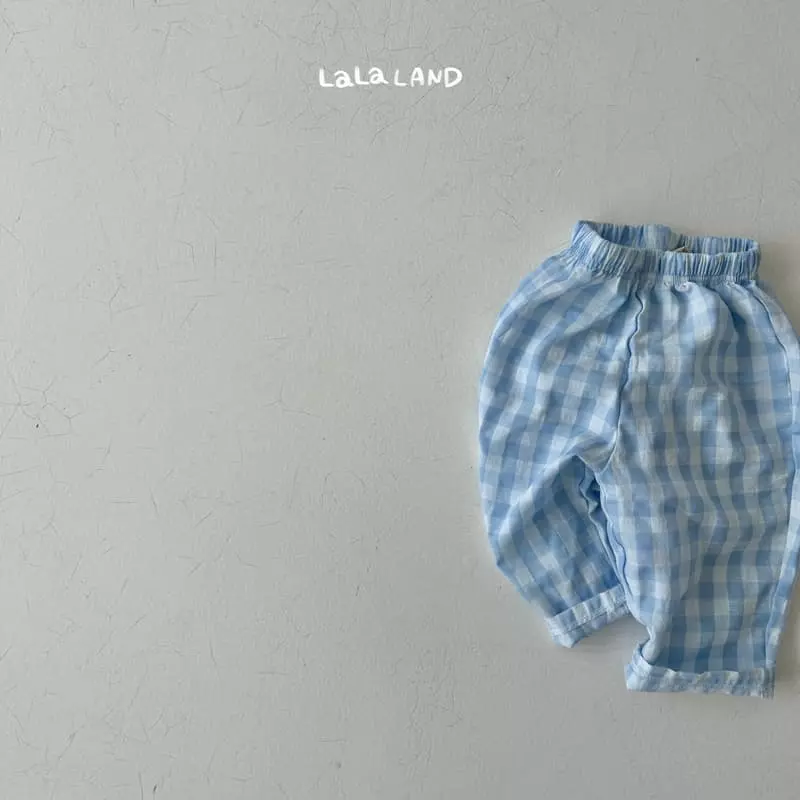 Lalaland - Korean Children Fashion - #fashionkids - Check Pants - 9