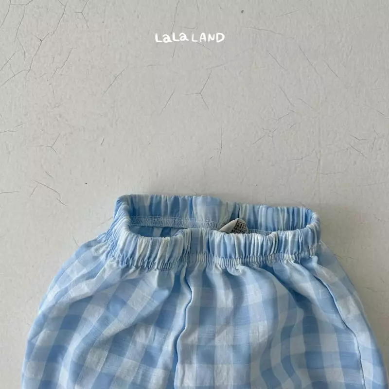 Lalaland - Korean Children Fashion - #kidsshorts - Check Pants - 10
