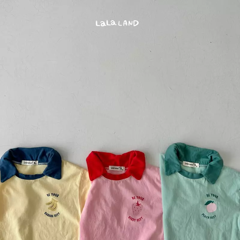 Lalaland - Korean Children Fashion - #fashionkids - Fruit Top Bottom Set - 4