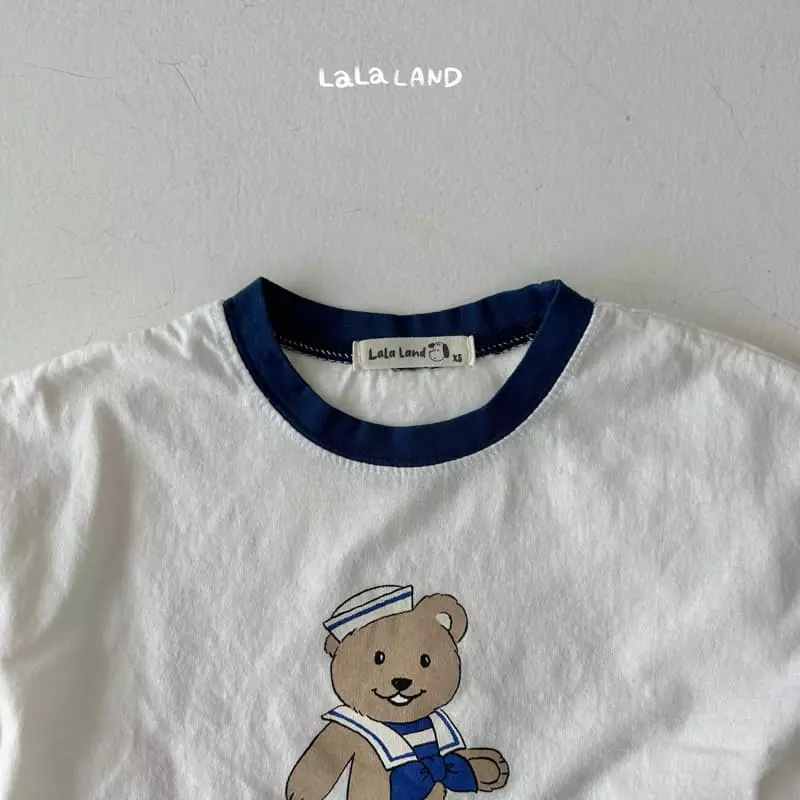 Lalaland - Korean Children Fashion - #kidzfashiontrend - Marine Bear Tee - 9