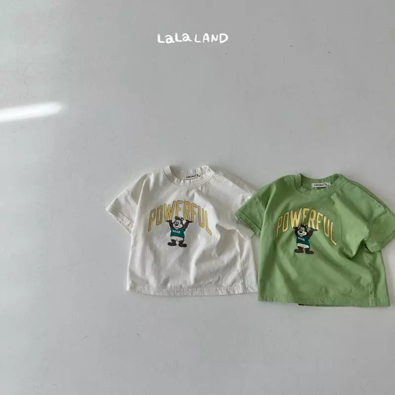Lalaland - Korean Children Fashion - #littlefashionista - Powerful Tee - 2