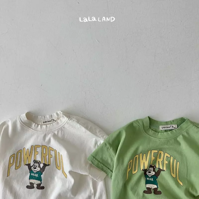 Lalaland - Korean Children Fashion - #magicofchildhood - Powerful Tee - 3