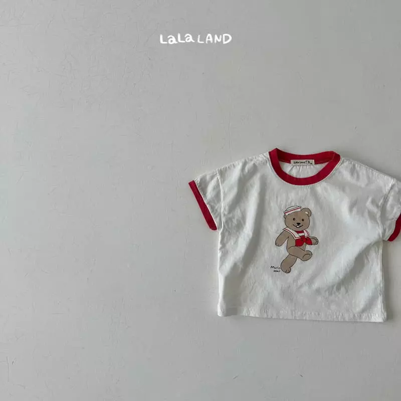 Lalaland - Korean Children Fashion - #magicofchildhood - Marine Bear Tee - 12