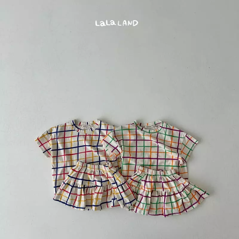 Lalaland - Korean Children Fashion - #magicofchildhood - Topic Check Tee - 11