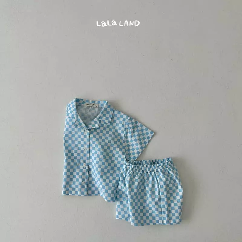 Lalaland - Korean Children Fashion - #magicofchildhood - Puzzle Shirts Set - 5