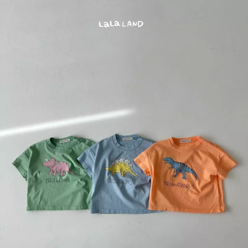Lalaland - Korean Children Fashion - #prettylittlegirls - Dino Tee - 3