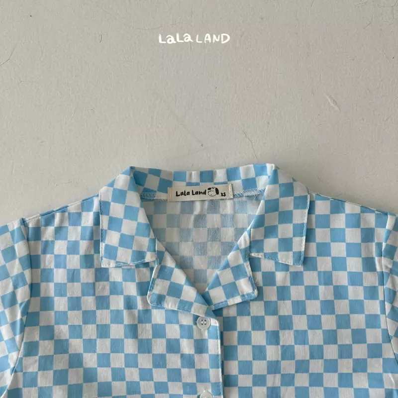 Lalaland - Korean Children Fashion - #todddlerfashion - Puzzle Shirts Set - 8