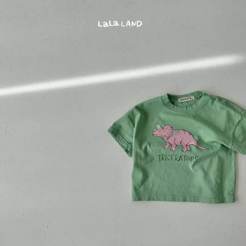 Lalaland - Korean Children Fashion - #toddlerclothing - Dino Tee - 5