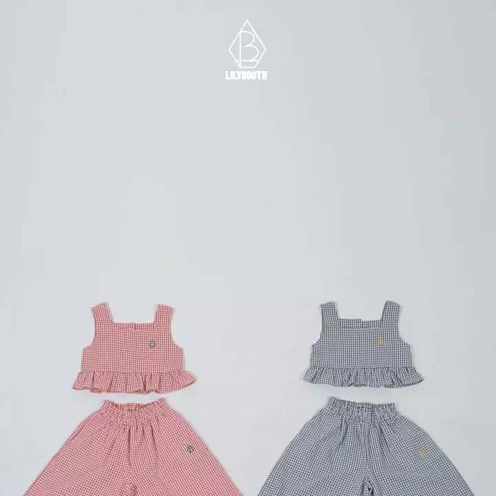 Lilybooth - Korean Children Fashion - #kidsstore - Check Check Bustier - 3