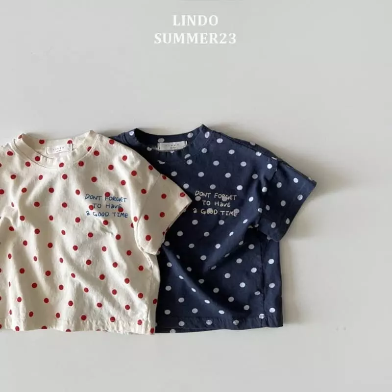 Lindo - Korean Children Fashion - #childrensboutique - Dot Tee