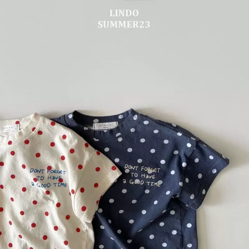 Lindo - Korean Children Fashion - #discoveringself - Dot Tee - 3