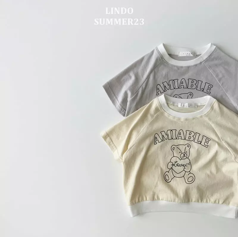 Lindo - Korean Children Fashion - #discoveringself - Bear Tee - 8
